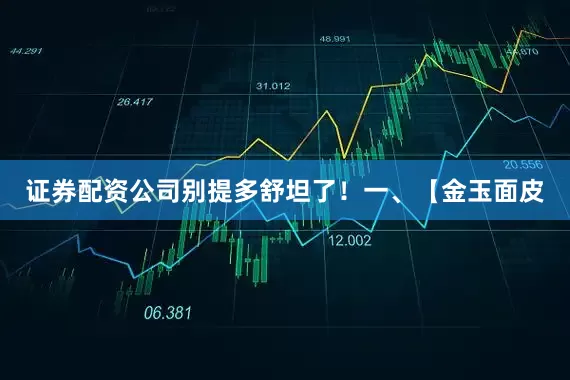 证券配资公司别提多舒坦了！一、【金玉面皮